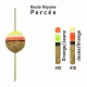 Garbolino - STREAMLINE TROUT FLOAT X20 - PIERCED NISSA BALL - Dobbels - Forel dobber
