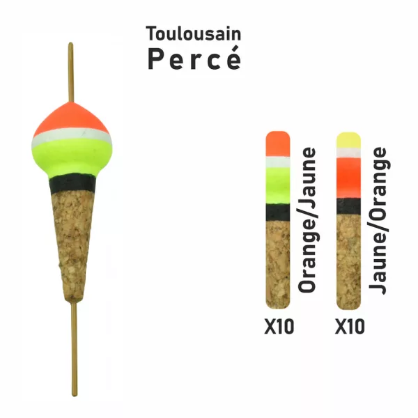 Garbolino - STREAMLINE TROUT FLOAT X20 - PIERCED TOULOUSAIN FLOAT - Dobbels - Forel dobber