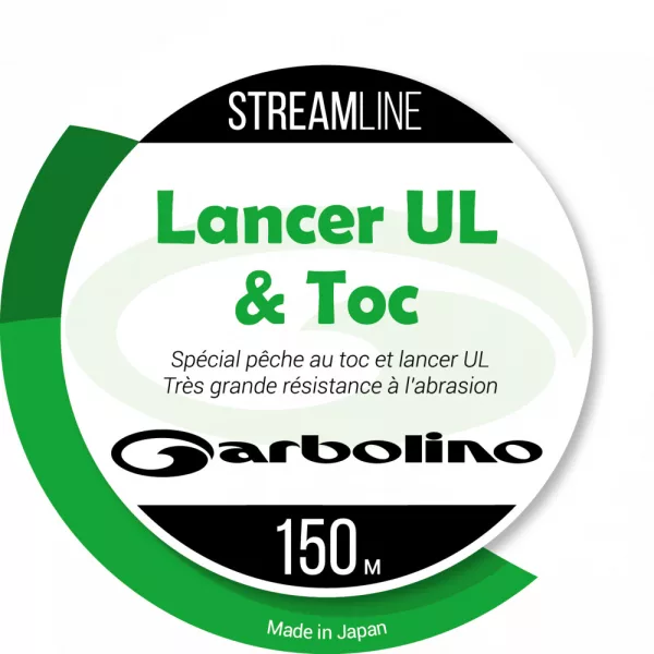 Garbolino - STREAMLINE UL-MONO INVISIBLE - Hoofdlijn - Monofilament lijn - Forel lijn