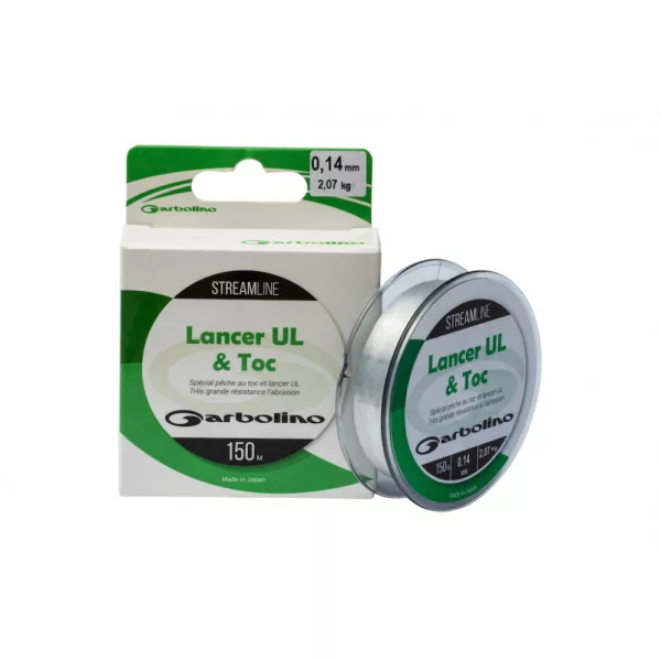 Garbolino - STREAMLINE UL-MONO INVISIBLE - Hoofdlijn - Monofilament lijn - Forel lijn