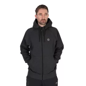 Matrix Charcoal Marl Zip Hoody Trui L