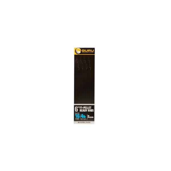 Guru F1 Pellet Pole Rig voorgebonden haak - 15cm - 22 - 0,11mm