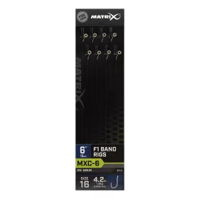   Matrix MXC-6 16 Barbloos, Met oog 1,9kg 15cm Voorgeknoopte Haak 8 stuks