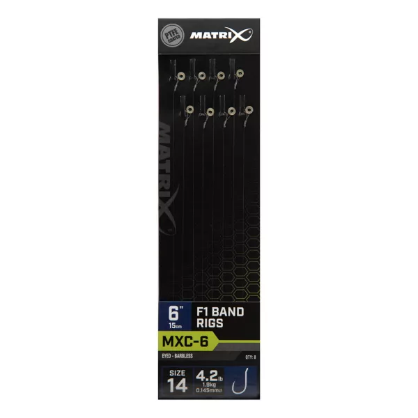 Matrix MXC-6 14 Barbloos, Met oog 1,9kg 15cm Voorgeknoopte Haak 8 stuks