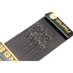   Guru QM1 Bayonet 10 met oog, weerhaakloze monofilament voorgeknoopte haak 8 stuks