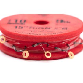   Guru SMWG Bait Bands 10 met oog, weerhaakloze monofilament voorgeknoopte haak 8 stuks