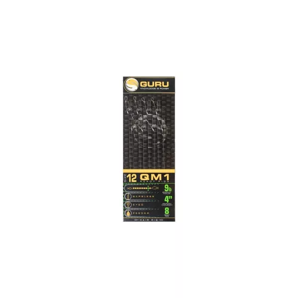 Guru Tackle - QM1 Standard Hair 4 Maat 12 (0.22mm)