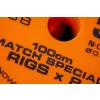 Guru Match Special Rig 10 Haak met weerhaak, met plaatje, monofil voorgeknoopte haak 8 stuks