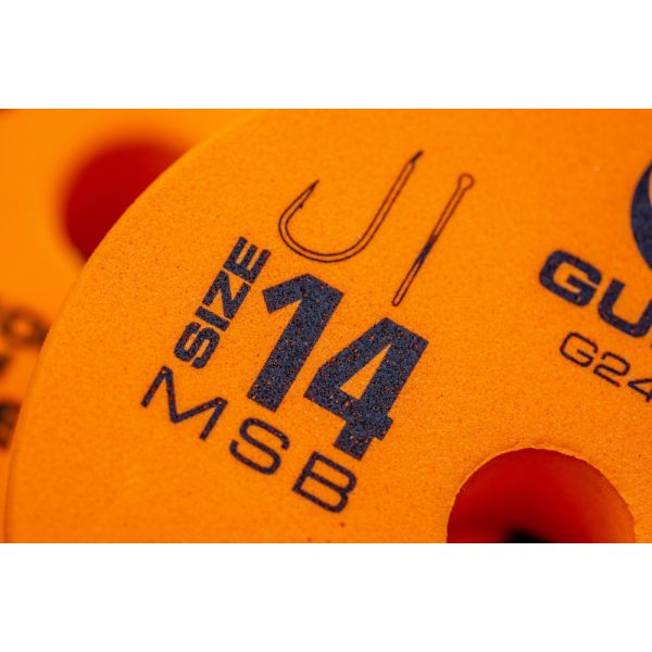 Guru Match Special Rig 14 Voorgeknoopte monofilament haak met weerhaak en oog 8 stuks