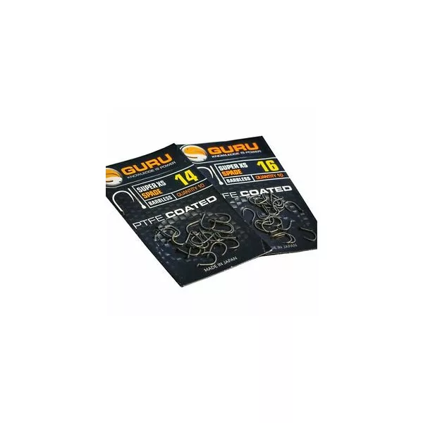 Guru Super XS Haakmaat 18 (Zonder weerhaak/Platte steel) - haak
