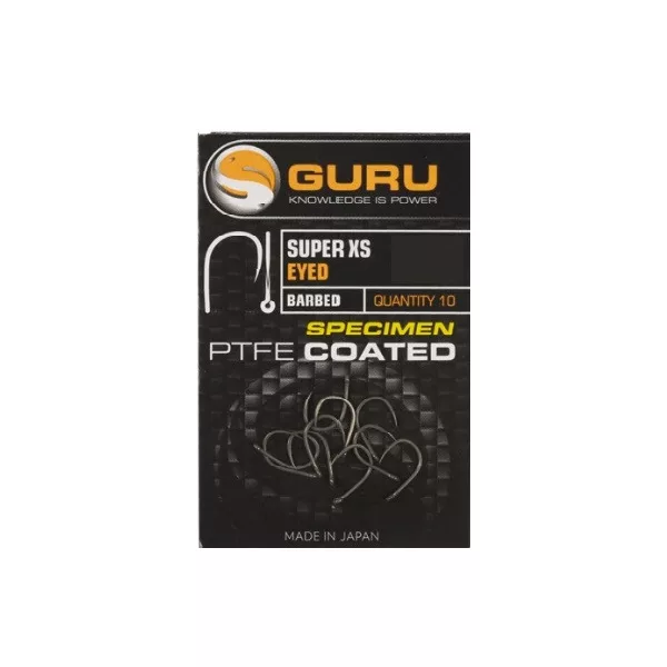 Guru Super XS Maat 8 (Voorzien van weerhaak/Met oog) - haak