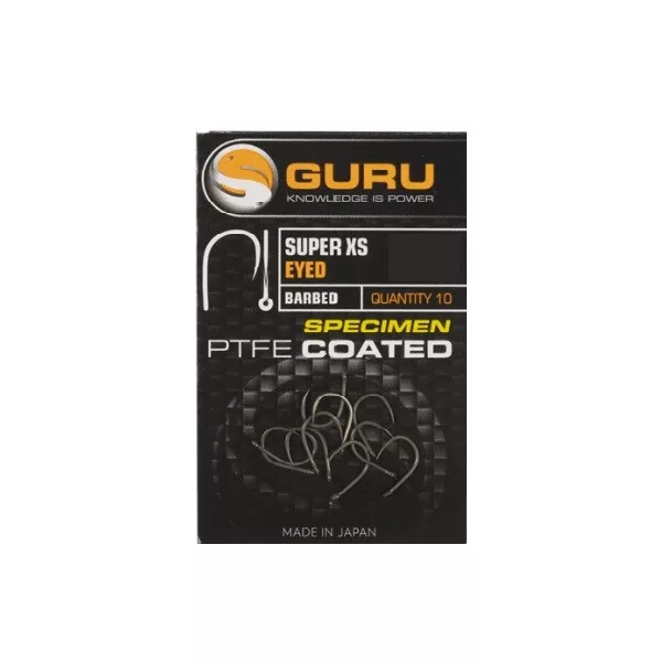 Guru Super XS Maat 14 (Voorzien van weerhaak/Met oog) - haak