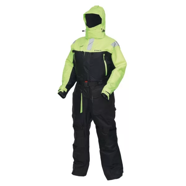 Kinetic Guardian Flotation Suit Black Lime Thermokleding S
