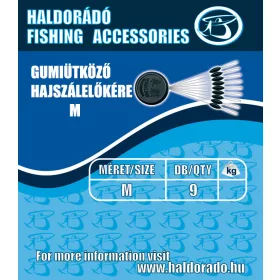 Haldorádó Rubberen stopper voor hair rig middel (M) 9st