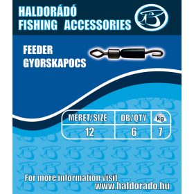 Haldorádó Feeder snelsluiting L 9kg 6 stuks