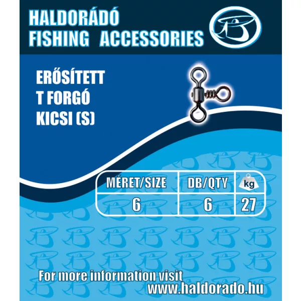 Haldorádó Versterkte T-wartel klein (S) 6-27kg 6st
