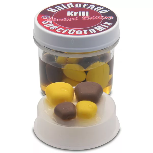 Haldorádó SpéciCorn MIX Limited Edition Krill 16 stuks/potje 10-15mm rubbermaïs