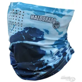   Haldorádó Gezichtsmasker + Nekwarmer met Ademopening Camou Blue