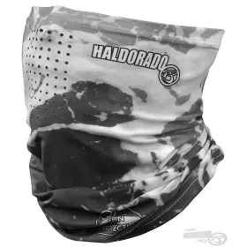   Haldorádó Gezichtsmasker + Nekwarmer met Ademopening Camou Grijs