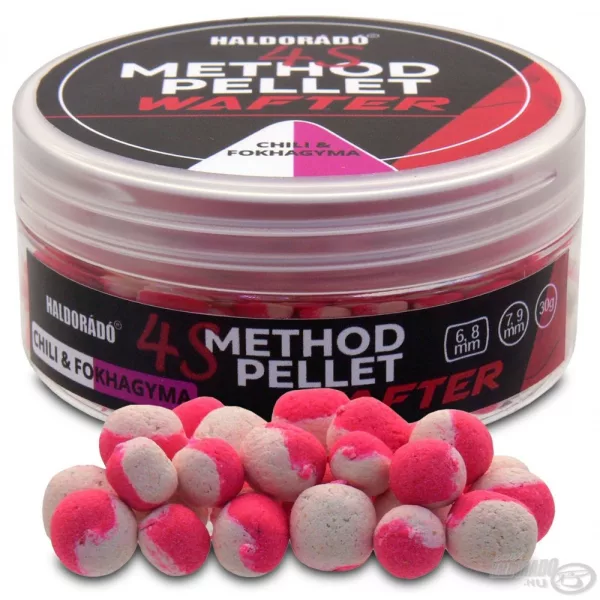 Haldorádó 4S Method Pellet Wafter 6, 8 mm - Chili & Knoflook