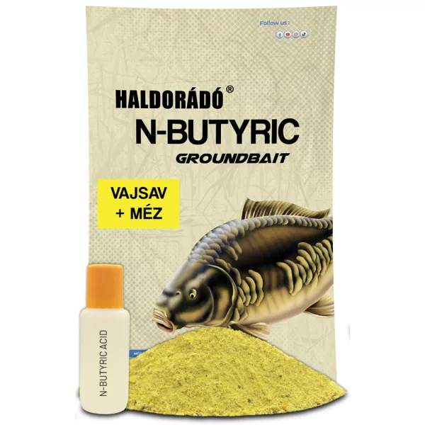 Haldorádó N-Butyric Groundbait Boterzuur-Honing 800gr Lokvoer