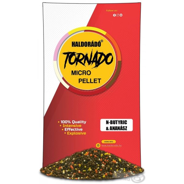 Haldorádó TORNADO Micro Pellet - N-Butyric & Ananas