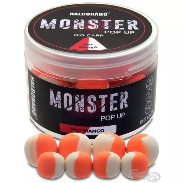 Haldorádó MONSTER Pop Up Big Carp 13, 17 mm - Hot Mango