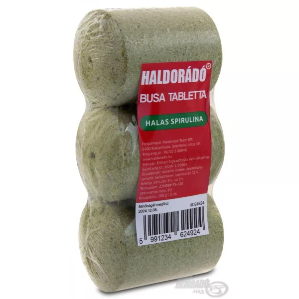 Haldorádó Busa tablet - Vis Spirulina 200gr