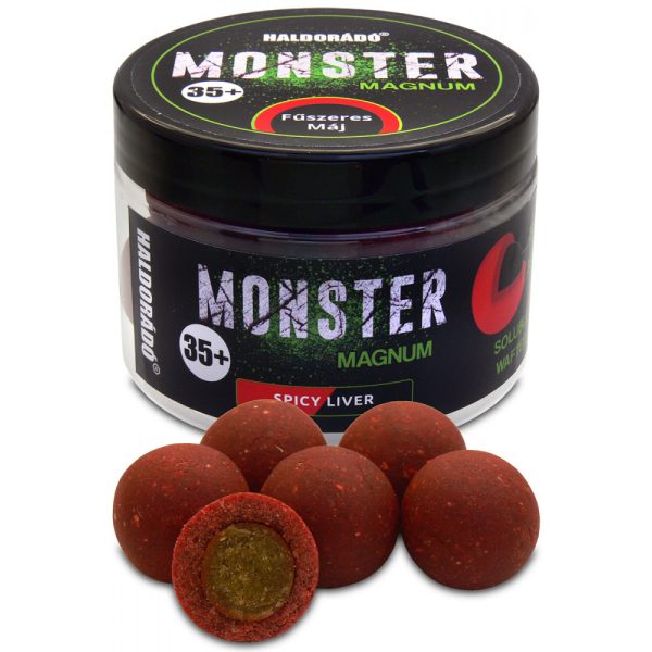 Haldorádó Monster Magnum Gekruide Lever 200gr 35mm Zinkend Haakaas