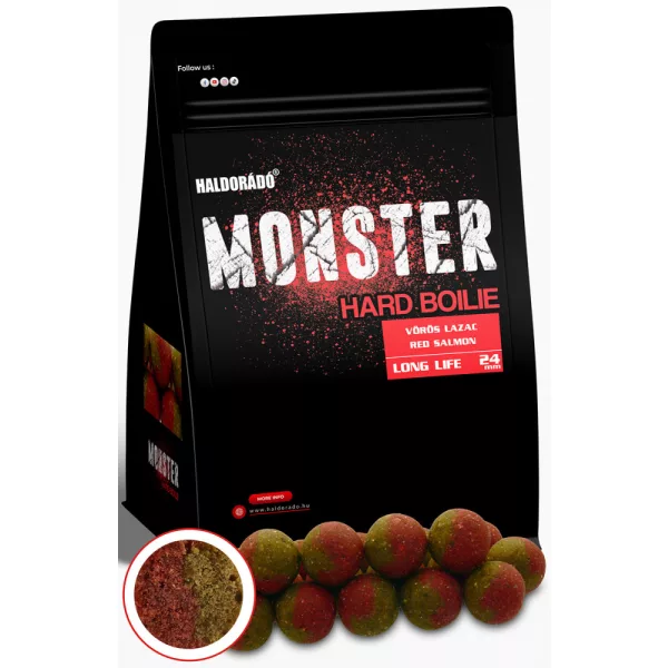 Haldorádó Monster Harde Boilie Rode Zalm 700gr 24mm Boilie
