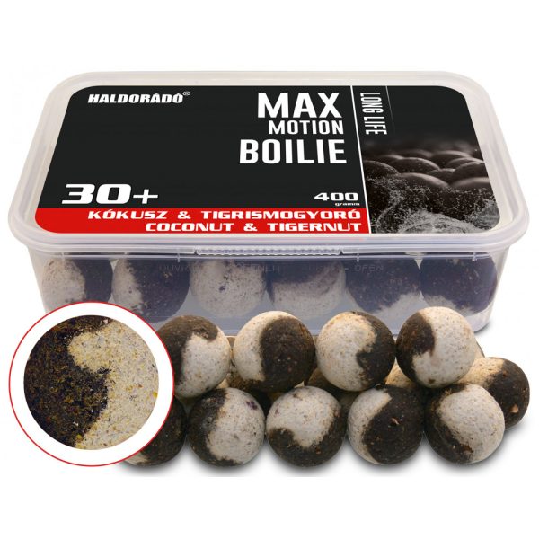 Haldorádó Max Motion Boilie Long Life Kokosnoot-Tijgernoot 400gr 30mm Boilie