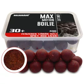   Haldorádó Max Motion Boilie Long Life Gekruide Rode Lever 400gr 30mm Boilie
