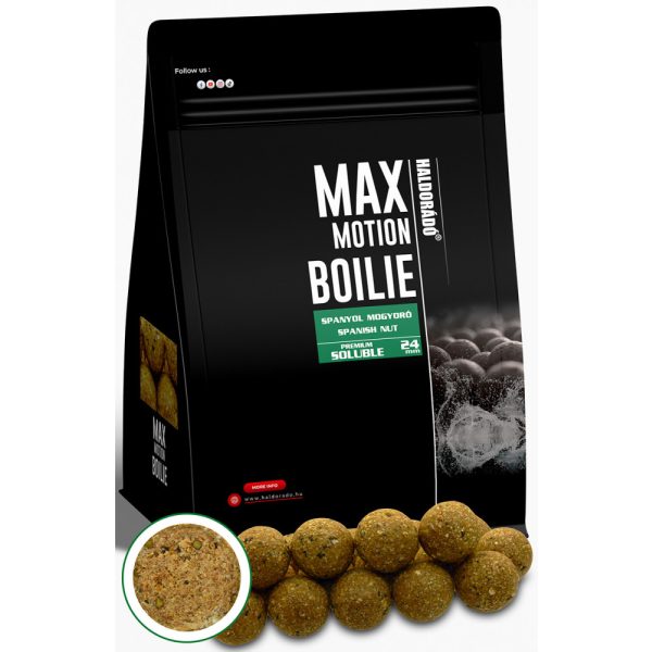 Haldorádó Max Motion Boilie Premium Soluble Spaanse Pinda 800gr 24mm Boilie