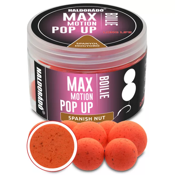 Haldorádó Max Motion Boilie Pop Up Spaanse Pinda 50gr 16-20mm Boilie