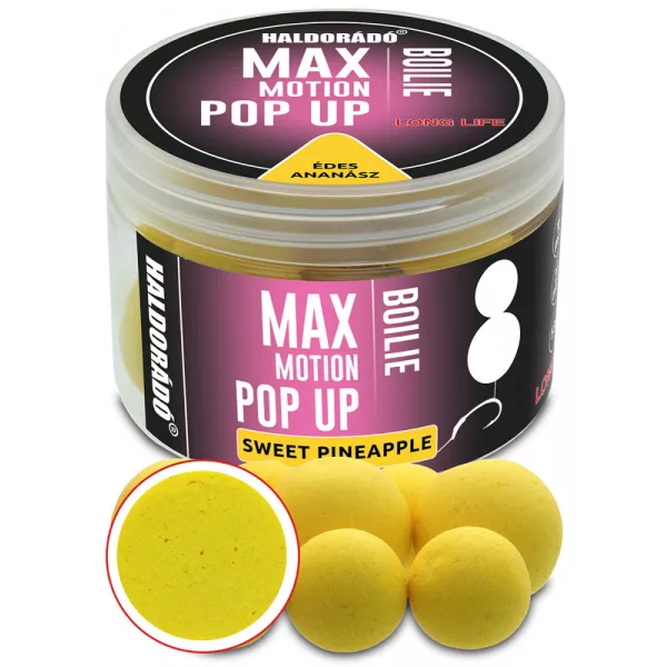 Haldorádó Max Motion Boilie Pop Up Zoete Ananas 50gr 16-20mm Boilie