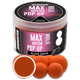   Haldorádó Max Motion Boilie Pop Up Zwarte Inktvis 50gr 16-20mm Boilie