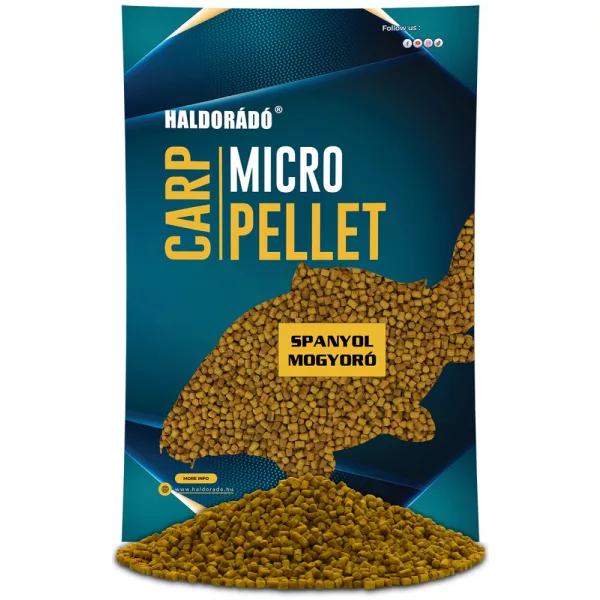 Haldorádó Carp Micro Pellet Spaanse Pinda 600gr 3mm Voerpellet