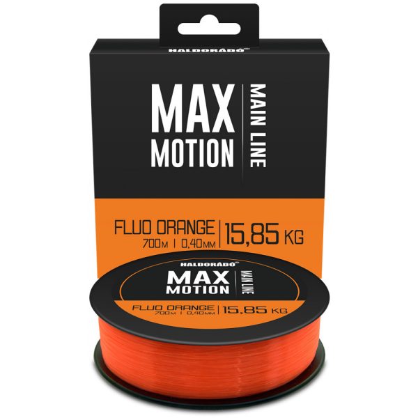 Haldorádó Max Motion 0,40mm 700m Monofilament hoofdlijn - Fluo Oranje