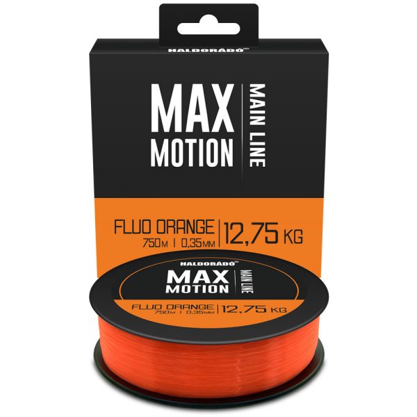 Haldorádó Max Motion 0,35mm 750m Monofilament hoofdlijn - Fluo Oranje
