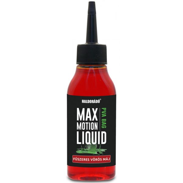 Haldorádó Max Motion PVA Bag Liquid Gekruide Rode Lever 100ml Aroma, Vloeistof