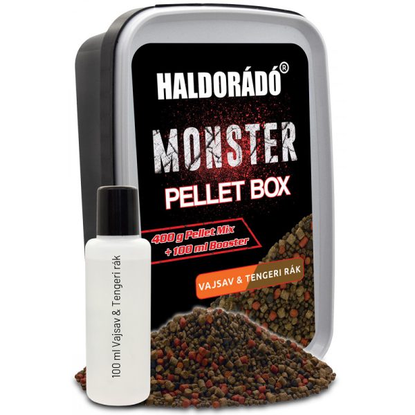 Haldorádó Monster Boterzuur-Zeekreeft 400gr 2-3-4mm Pelletdoos