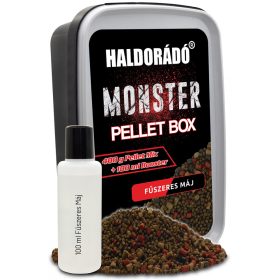 Haldorádó Monster Kruidige Lever 400gr 2-3-4mm Pelletdoos