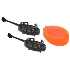   Haldorádó Dart Metal L 35gr method voerkorf 2 stuks + 1 rubberen vulgereedschap set