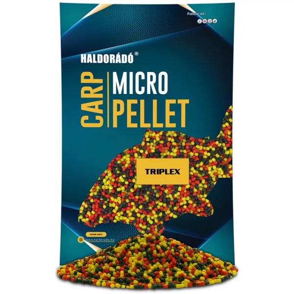 Haldorádó Carp Micro Pellet TripleX 600gr 3mm Voerpellet