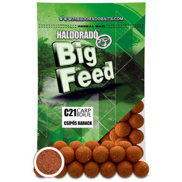Haldorádó Big Feed C21 Boilie Pittige Perzik 700gr 24mm Boilie