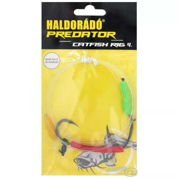 Haldorádó Catfish Rig 4 Live Bait Meerval Onderlijn ˝Haarmontage˝ 180cm