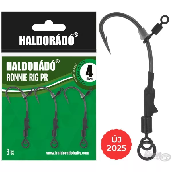 Haldorádó Ronnie Rig PR-4 Voorgebonden Boilie Haak 3st