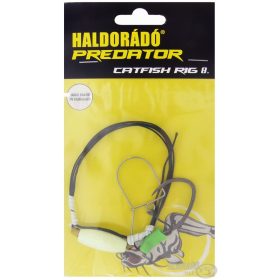   Haldorádó Catfish Rig 8 Aasring Leefvis Meerval Onderlijn 100cm