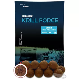   Haldorádó Krill Force Boilie Long Life 24mm Krill Indian Spice Voer Boilie 700gr