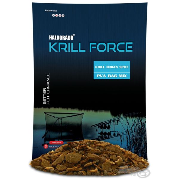 Haldorádó Krill Force PVA Bag Mix Krill Indian Spice 600gr